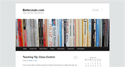 Desktop Screenshot of betterjudo.com